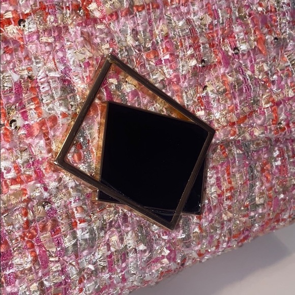 Pink Tweed Crossbody Bag - Picture 10 of 16